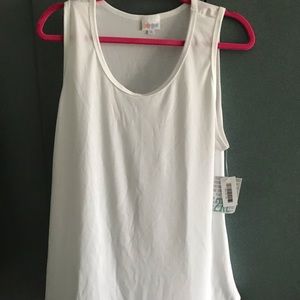 White Lularoe tank top 2x
